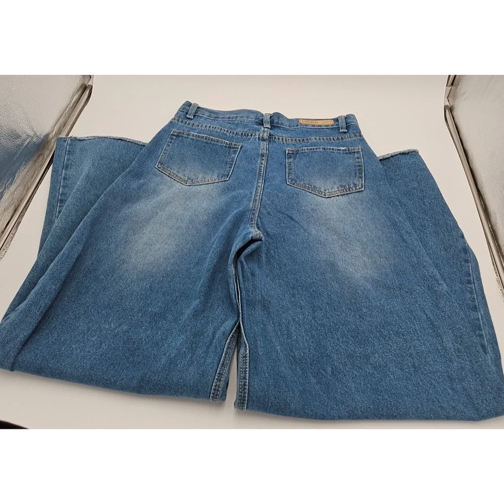 Blank PAIGE Denim Collection High‎ Rise Wide Leg 32 Inch BelL Jeans W/Large *EUC